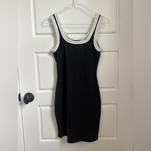 FORE Black and white Knit Dress Small